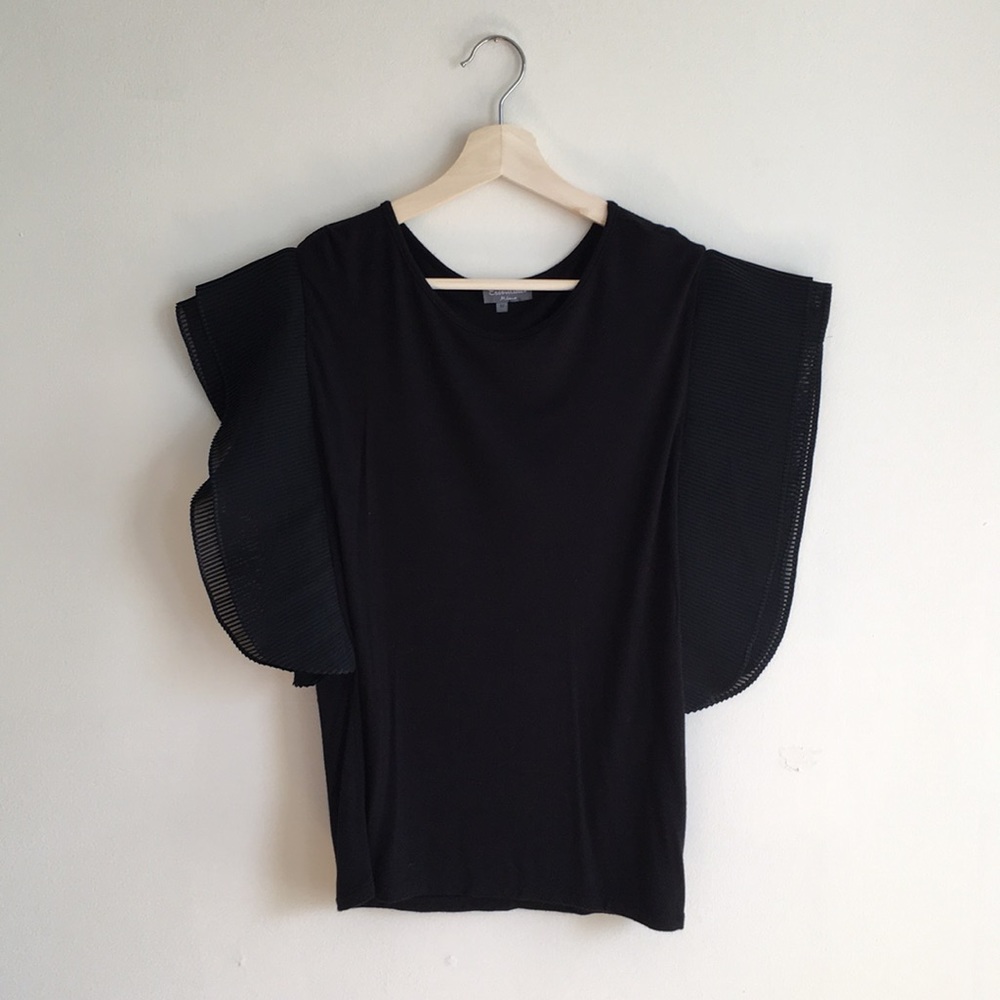 Black, Essentials by Milano top